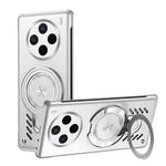 For vivo X200 Ice Sense Series Graphene Cooling MagSafe Holder Phone Case(Silver)