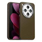 For OPPO Find X8 Carbon Fiber Series IMD Phone Case(Brown)