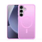 For Samsung Galaxy S25+ 5G DUX DUCIS Yind Series MagSafe TPU Hybrid PC Phone Case(Rose Pink)