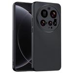 For Xiaomi 15 Ultra Ultra-thin Plain Skin Leather Phone Case(Black)