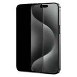 For iPhone 15 Pro Max JOYROOM Knight Series 2.5D Full Screen Privacy Tempered Film