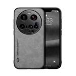 For Xiaomi 15 Ultra Skin Feel Magnetic Leather Back Phone Case(Light Grey)
