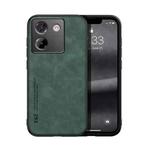 For Xiaomi Poco M7 Pro 5G Skin Feel Magnetic Leather Back Phone Case(Green)