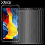 For Oukitel G2 50pcs 3D 0.3mm Fine Hole High Aluminum Tempered Glass Film