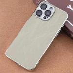 For iPhone 15 Pro Electroplating Snowflake PC Hybrid TPU Phone Case(Light Green)