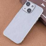 For iPhone 15 Electroplating Snowflake PC Hybrid TPU Phone Case(Grey)