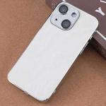 For iPhone 15 Electroplating Snowflake PC Hybrid TPU Phone Case(White)