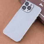 For iPhone 11 Pro Max Electroplating Snowflake PC Hybrid TPU Phone Case(Grey)