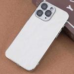 For iPhone 11 Pro Max Electroplating Snowflake PC Hybrid TPU Phone Case(White)