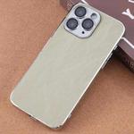 For iPhone 11 Pro Max Electroplating Snowflake PC Hybrid TPU Phone Case(Light Green)