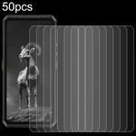 For Ulefone Armor 28 Pro 50pcs 3D 0.3mm Fine Hole High Aluminum Tempered Glass Film