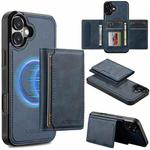 For iPhone 17 LC.IMEEKE L5 Series Detachable RFID Card Bag Magsafe Phone Case(Blue)
