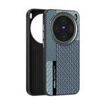 For vivo X200 Pro mini ABEEL 6D Micro Relief MagSafe Magnetic Phone Case(Carbon Fiber Blue)
