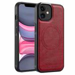 For iPhone 11 LC.IMEEKE Magsafe Phone Case(Red)