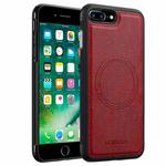 For iPhone SE 2022 / 2020 / 8 / 7 LC.IMEEKE Magsafe Phone Case(Red)