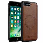 For iPhone SE 2022 / 2020 / 8 / 7 LC.IMEEKE Magsafe Phone Case(Brown)