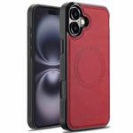 For iPhone 17 LC.IMEEKE Magsafe Phone Case(Red)
