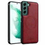 For Samsung Galaxy S21+ 5G LC.IMEEKE Magsafe Phone Case(Red)
