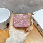 For AirPods Pro 2 Glitter Wireless Earbuds Box Protective Case(Pink)