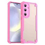 For Samsung Galaxy S24+ 5G Armor Glaze PC Hybrid TPU Phone Case(Pink)