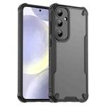 For Samsung Galaxy S24+ 5G Armor Glaze PC Hybrid TPU Phone Case(Black)