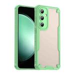 For Samsung Galaxy S24 FE 5G Armor Glaze PC Hybrid TPU Phone Case(Green)