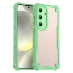 For Samsung Galaxy S24 5G Armor Glaze PC Hybrid TPU Phone Case(Green)