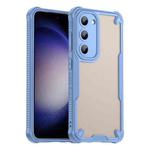 For Samsung Galaxy S23 5G Armor Glaze PC Hybrid TPU Phone Case(Blue)