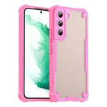 For Samsung Galaxy S22+ 5G Armor Glaze PC Hybrid TPU Phone Case(Pink)