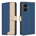 For Xiaomi Poco F7 5G Global Color Matching RFID Anti-theft Leather Phone Case(Blue)