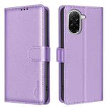 For Xiaomi Poco C71 Litchi Texture RFID Anti-theft Leather Phone Case(Purple)