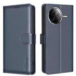 For Xiaomi Poco F7 Pro / F7 Ultra Litchi Texture RFID Anti-theft Leather Phone Case(Blue)