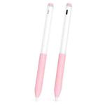 For Redmi Smart Pen Transparent Jelly Series Stylus Pen Silicone Protective Cover(Cherry Pink)