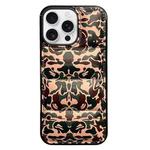 For iPhone 11 Pro Max Camouflage Eiderdown Airbag Phone Case(Army Green-B)