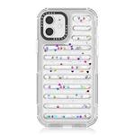 For iPhone 12 / 12 Pro Capsule Glitter TPU Hybrid PC Airbag Phone Case(Sequin)