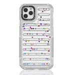 For iPhone 11 Pro Max Capsule Glitter TPU Hybrid PC Airbag Phone Case(Sequin)