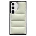 For Samsung Galaxy S24+ 5G Cotton Filling Eiderdown Airbag Phone Case(White)