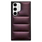 For Samsung Galaxy S24+ 5G Cotton Filling Eiderdown Airbag Phone Case(Purple)