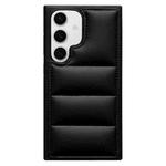 For Samsung Galaxy S24 5G Cotton Filling Eiderdown Airbag Phone Case(Black)