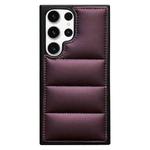 For Samsung Galaxy S23 Ultra 5G Cotton Filling Eiderdown Airbag Phone Case(Purple)
