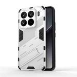 For Xiaomi 15 Pro 5G Punk Armor 2 in 1 PC + TPU Phone Case with Holder(White)
