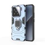 For Xiaomi 15 Shockproof PC + TPU Holder Phone Case(Navy Blue)