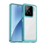 For Xiaomi 15 Colorful Series Acrylic Hybrid TPU Phone Case(Transparent Blue)