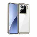 For Xiaomi 15 Pro Colorful Series Acrylic Hybrid TPU Phone Case(Transparent Grey)