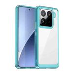 For Xiaomi 15 Pro Colorful Series Acrylic Hybrid TPU Phone Case(Transparent Blue)