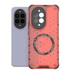 For Huawei nova 13 Pro 5G Honeycomb Magnetic Ring Shockproof Phone Case(Red)