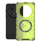 For Huawei Mate 70 Pro / 70 Pro+ Honeycomb Magnetic Ring Shockproof Phone Case(Green)