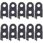 For Samsung Galaxy Z Flip3 5G SM-F711BF 10pcs Rear Camera Lens Cover(Black)