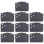 For Samsung Galaxy A04 SM-A045F 10pcs Rear Camera Lens Cover(Black)