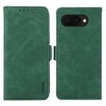 For Google Pixel 9a ABEEL Frosted Magnetic RFID Leather Phone Case(Green)